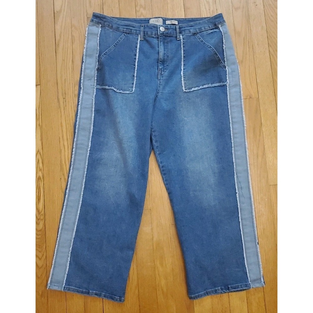 LOGO by Lori Goldstein Wide Leg Pants Size 18WP